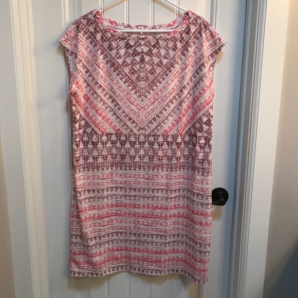 Prana Dresses & Skirts - Prana Sanna Dress Pink Arrowhead Size XL